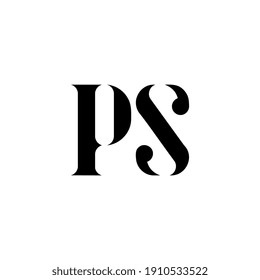Diseño de logotipos con tipografía moderna creativa y colores negros.