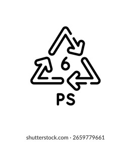 PS polystyrene plastic recycling and foam packaging design
