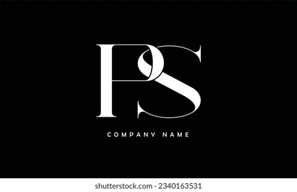 PS, SP Abstract Letters Logo Monogram