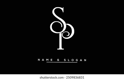 PS, SP Abstract Letters Logo Monogram