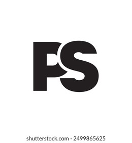 PS, SP-Buchstabe Logo Premium Logo Marke Logo Vektor Logo