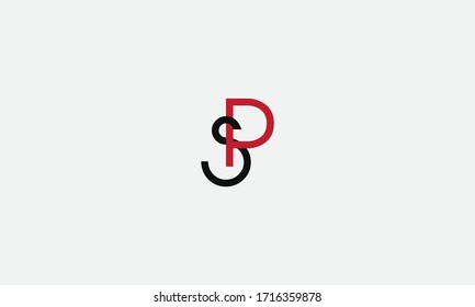 PS or SP letter logo. Unique attractive creative modern initial PS SP P S initial based letter icon logo