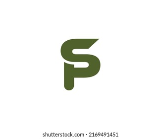 PS SP logo design vector template
