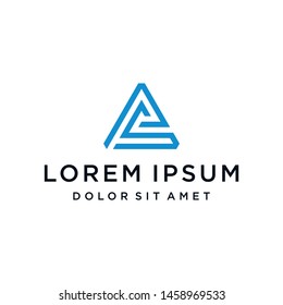 PS SP Logo Monogram Icon Vector Template