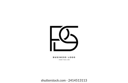 PS, SP, P, S, Abstract Letters Logo Monogram