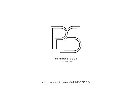 PS, SP, P, S, Abstract Letters Logo Monogram
