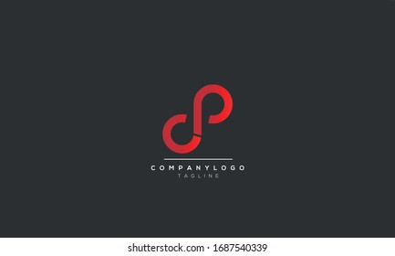 PS SP P S Letter Logo Alphabet Design Template Vector