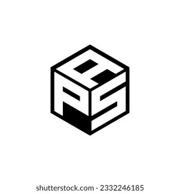 PSA letter logo design in illustration. Vector logo, calligraphy designs for logo, Poster, Invitation, etc.