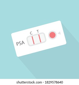 PSA (Prostate-Specific Antigen) positive result rapid test 