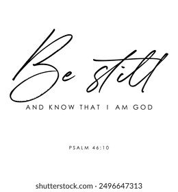 Psalm verse, Bible verse text vector, Printable scripture text, Bible text art vector	