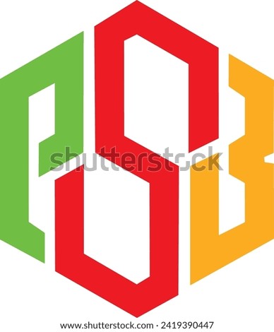 PSB Logo Template in a modern minimalist style