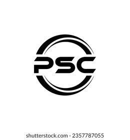 PSC Logo Design, Inspiration for a Unique Identity. Modern Elegance and Creative Design. Watermark Your Success with the Striking this Logo.