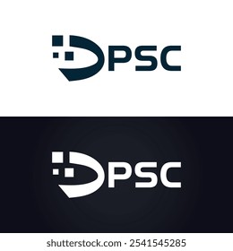 Logotipo do PSC. P S C design. Carta branca do PSC. PSC, P S C letra logotipo design. P S C letra logotipo design em OURO,