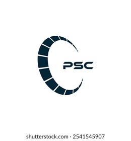 Logotipo do PSC. P S C design. Carta branca do PSC. PSC, P S C letra logotipo design. P S C letra logotipo design em OURO,