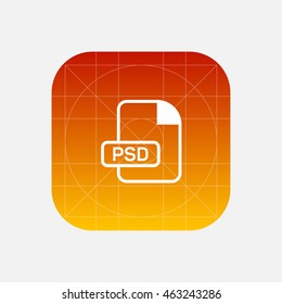 psd file format icon