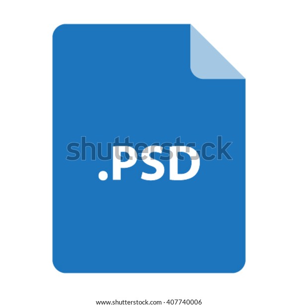 Psd File Format Vector 스톡 벡터(로열티 프리) 407740006