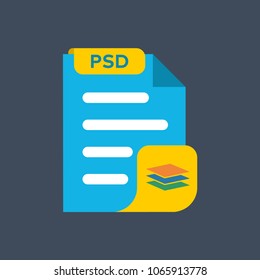 PSD file fromat icon