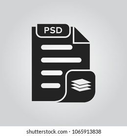 PSD file fromat icon