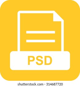 PSD, file, image icon vector image. Can also be used for file format, design and storage. Suitable for mobile apps, web apps and print media.