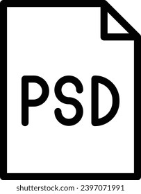 Psd-Datei, einzelnes Vektorsymbol