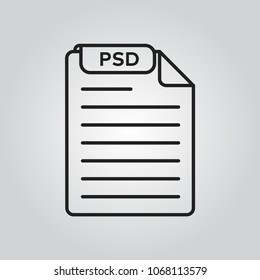 PSD file type icon