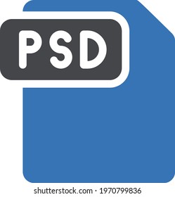 PSD file vector glyph colour icon