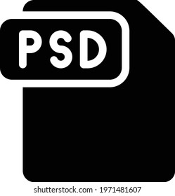 PSD file vector glyph flat icon