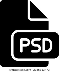 psd glyph icon illustration vector