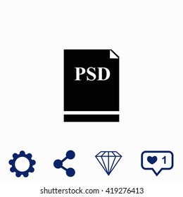 PSD icon.