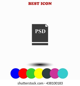 PSD icon.