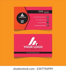 PSD modern and clean professional business card template