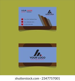 PSD modern and clean professional business card template