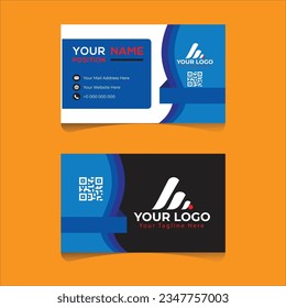 PSD modern and clean professional business card template