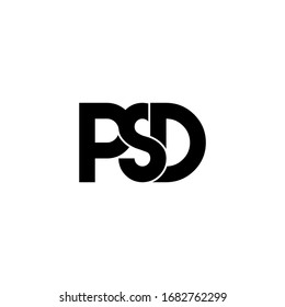 psd original monogram logo design