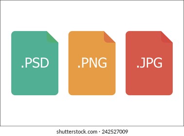 psd, png, jpg isolated icon. Vector illustration