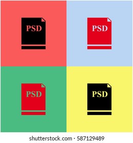 PSD vector  icon.