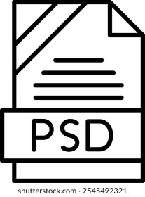 Símbolo de design de ícone de vetor PSD