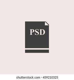 PSD web icon. Isolated illustration