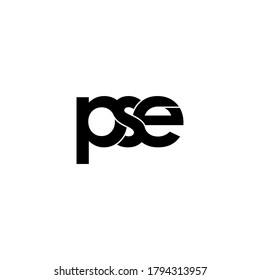 pse letter original monogram logo design