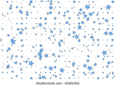 Pseudo 3D star field