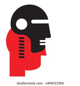 pseudo-AI , human in robot mask  pretending to be a bot