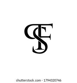 psf letter original monogram logo design