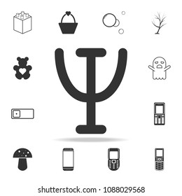 Psi sign icon. Detailed set of web icons and signs. Premium graphic design. One of the collection icons for websites, web design, mobile app on white background