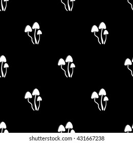Psilocybin mushrooms simple vector icon