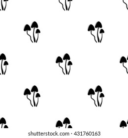 Psilocybin mushrooms simple vector icon