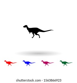 Psittacosaurus multi color icon. Simple glyph, flat vector of dinosaur icons for ui and ux, website or mobile application