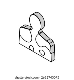 psoriasis disease isometric icon vector. psoriasis disease sign. isolated symbol illustration