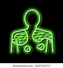 psoriasis disease neon light sign vector. psoriasis disease illustration