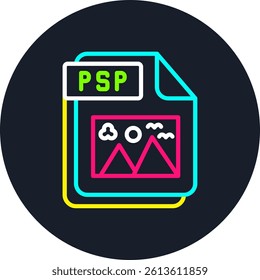PSP Line Multi Colour Circle