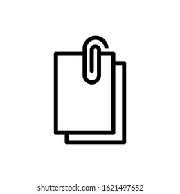 psper clip icon design vector template